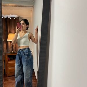 Women's Wide Leg Jeans fabrique